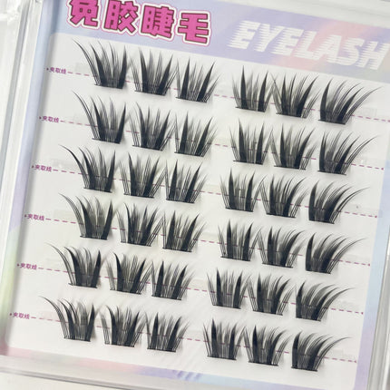 So Natural! Large-Capacity Sweet Girl Camellia Glue-Free False Eyelashes, Natural and Sweet Butterfly Eyelashes