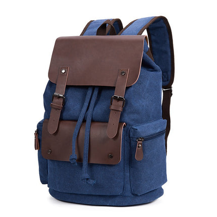 Canvas Tote Backpack, Computer Bag, Business Retro Style, Male College Style, Couple