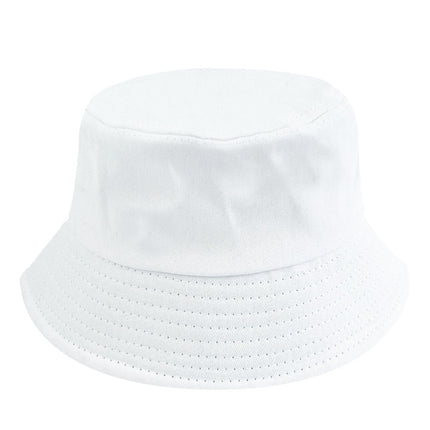 Cross-border pure cotton fisherman hat wholesale Japanese solid color face small bucket hat men's and women's light plate basin hat embroidered logo