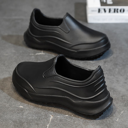 Chef Oil-proof Shoes Hotel Three-proof Kitchen Anti-slip Waterproof Sole Thick-soled Wear-resistant Odor-proof Soft-soled Labor Protection Shoes