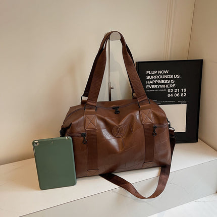Foreign Trade Women's Travel Bag Short Distance Crossbody Luggage Storage Bag Men's Durable Casual Dry and Wet Separate Gym Bag
