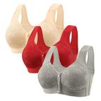Skin color + bright red + silver gray / 36
