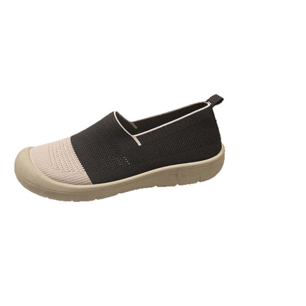 Women's Shoes, New Summer Style, Versatile Casual Shoes, Cross-Border Soft-Soled Mom Shoes, Slip-On Foreign Trade Shoes, Flat and Comfortable