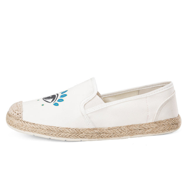 Fisherman Shoes Women's Summer 2024 New Leather Insole Casual Shoes Soft Sole Slip-on Old Beijing Cloth Shoes for Women
