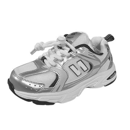 Factory Spring and Autumn New Style Shoes for Girls, Dad Shoes with Breathable Mesh, Casual Running Shoes for Boys, Lightweight Sports Shoes