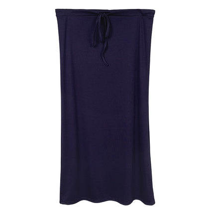 South Korea's Dongdaemun Versatile High-Waisted Lace-Up Figure-Showing Sexy Sexy Pure Lust Style Hip-Hugging Skirt Long Skirt for Women