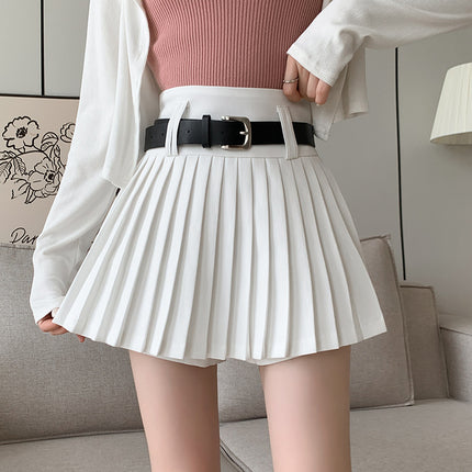 Pleated Skirt for Women 2026 Summer New Style High-Temperature Pressed Pleated Umbrella Skirt High-Waisted Slimming Black Half Skirt Elegant Commuter Skirt