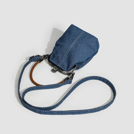 2026 New Original Denim Bag, Mobile Phone Bag, Crossbody Bag, Artistic Handbag, Versatile Commuter Handmade Women's Bag