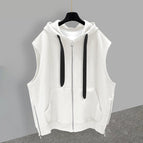 White [vest men's/senior/loose/vest vest vest/men's senior thin vest/rock vest/foreign trade vest/waistcoat/custom/tide brand vest men / M 45.00 kg-55.00 kg