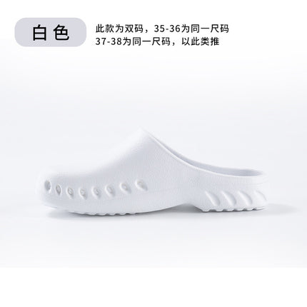 Doctor Operating Room Slippers Hospital Laboratory Icu Nurse Men and Women Waterproof Protective Toe Non-Slip Surgical Shoes