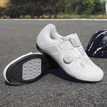 Cross-border foreign trade bicycle shoes cycling shoes men and women road bike lock shoes mountain bike breathable hard bottom wholesale
