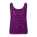 Purple polka dot-single top / S