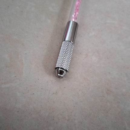 Tattoo Handmade Pen, High-End Fogging Pen, Eyebrow Tattoo Eyebrow Pencil, Semi-Permanent Tool, Single-Head Crystal Tattoo Pen