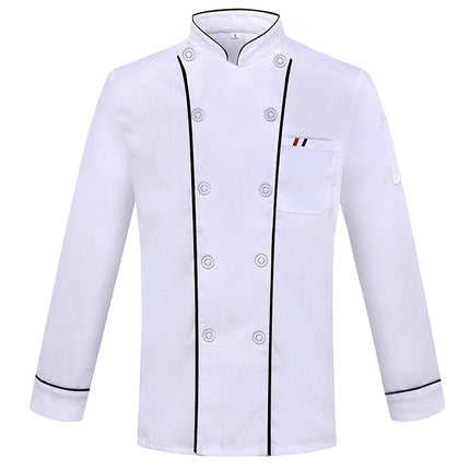Wholesale Chef Clothes Short Sleeve Summer Clothes Chef Work Clothes Men's and Women's Restaurant Baking Kindergarten Canteen Kitchen Work Clothes