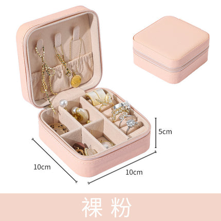 Jewelry Box earrings necklace ring packing box portable beauty storage box jewelry box factory wholesale