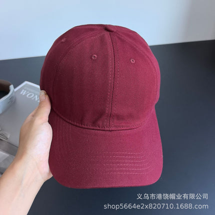 2025 New Korean Style Sweet Little Flower Baseball Cap for Women with Wide Brim and Face-Showing Duck Cap with Little Expert Hat