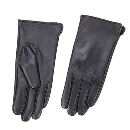 Leather Gloves Men's Winter Velvet Thickeneded Cycling Windproof Waterproof Warm Touch Screen Motorcycle Cotton Winter Cycling Gloves