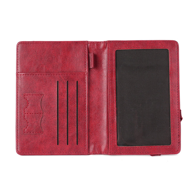 2025 New Storage Vaccine Card Holder Id Pu Passport Multifunctional Protective Cover Overseas Travel Passport Bag Wholesale