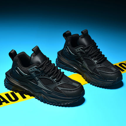 Spring new men's fashion sneaker mesh breathable plus size casual running shoes 2025 live men's shoes