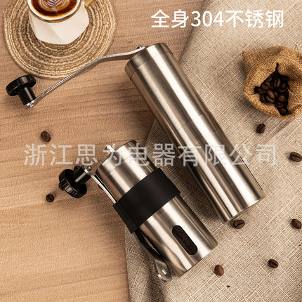 Amazon Portable Coffee Grinder Manual Coffee Grinder Stainless Steel Coffee Grinder Hand-Cranked Coffee Grinder