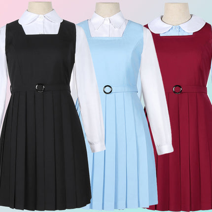 Jumpsuit Vest Dress Cos Chainsaw Man War Devil School Uniform Anime Cosplay Costume Female High School Jk Uniform Skirt