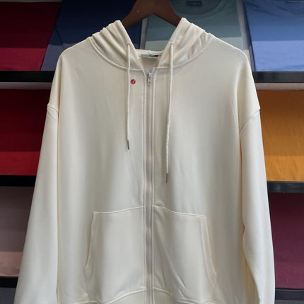 Twill Zipper Hooded Sweater Spring and Autumn Class Clothes Custom Printed Logo Hooded Sweater Custom Printed Hoodie