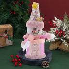 Pink snowman box