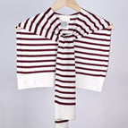 Anchor red stripes on white
