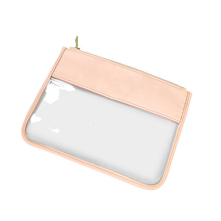 PVC Transparent Cosmetic Bag Beach Waterproof Mobile Phone Bag Large Capacity Cosmetic Bag Multifunctional Household Snack Storage Bag