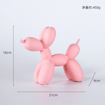 Nordic Light Luxury Blow Dog Ornaments Modern Creative Simple Living Room Desktop TV Cabinet Home Entrance Decorations