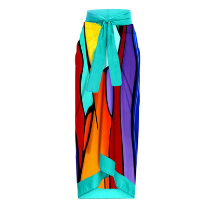 Cross-border New European and American Women's one-piece Swimsuit Sexy Printed Two-piece Skirt Hot Swimsuit Bikini suit