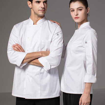 Zhenyao Chef Work Clothes Western Restaurant Catering Hotel Kitchen Bakery Cake Shop Men's and Women's Work Uniforms 2025 Professional