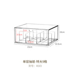 4669. single-layer drawer—1 extra large 9-compartment