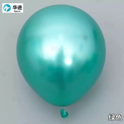 Cross-border wholesale 2.8g 12-inch metal balloon birthday decoration balloon wedding arrangement metal latex balloon