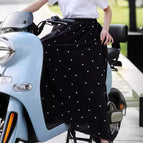 Black background peach heart-sun protection skirt / Free size (40.00 kg-85.00 kg