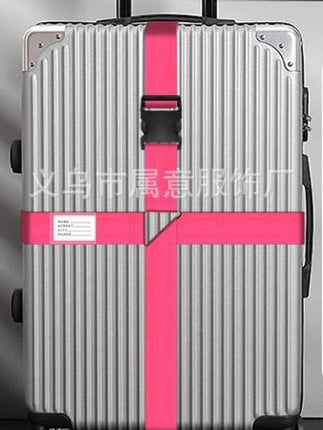 Luggage case strap cross-shaped packing belt lock buckle fixed shipping travel box durable thickened reinforced binding belt