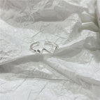 010 Silver ECG Ring