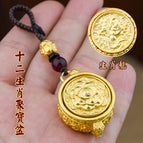 Alloy large size (about 35g) recommended main selling model / Zodiac dragon-jubao basin