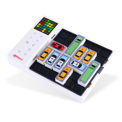 Qiyi intelligent car Huarong road racing car breakthrough electronic game intelligent building blocks logic version children's thinking training