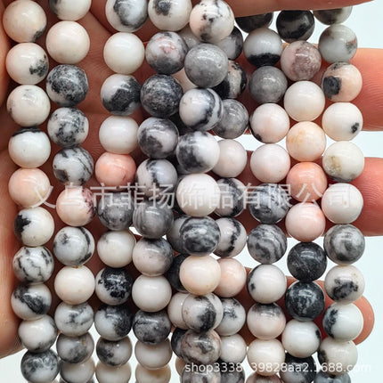 Live explosions natural round beads loose beads diy jewelry accessories string beads personality Miscellaneous Stone semi-finished products spot wholesale