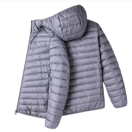 2024 new lightweight cotton-padded jacket men's slim short Korean fashion brand plus size fashion thin winter coat men's clothing