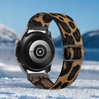18MM small buckle [with plastic head]] / brown bottom leopard print