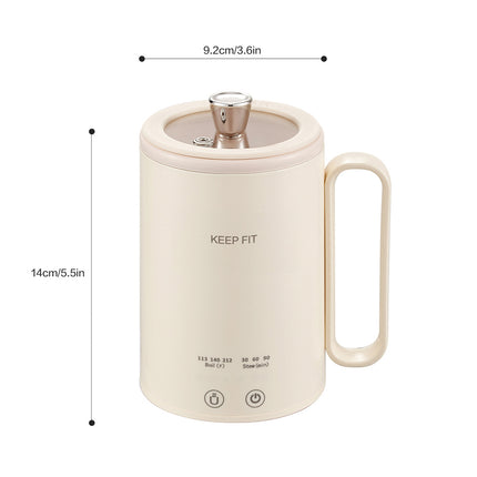 Portable Boiling Cup for Tea Mini Timing Electric Stew Kettle Electric Stew Health Cup Stew and Boiling Integrated Automatic Electric Boiling Cup