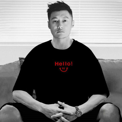 Men's T-shirt Pure Cotton Short-sleeved 2024 New Summer Round Neck Men's and Women's Half-sleeved T-shirt Spring & Fall Popular T-shirt