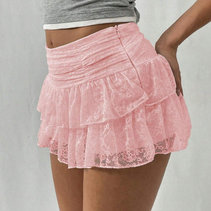 2025 European and American Amazon Foreign Trade Lace Mini Casual Sports Sexy Shorts