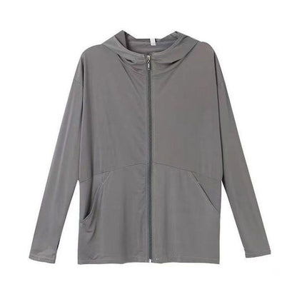 Women's Slim-Fit Fleece Hoodie Sports Fitness Cardigan Slimming Jacket Dopamine Korean Style Top Zipper Versatile Trendy