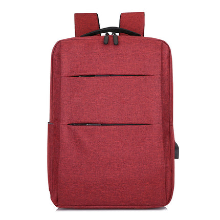Cross-border computer bag 15-16 inch men's large-capacity travel usb computer backpack business printable logo shoulder bag