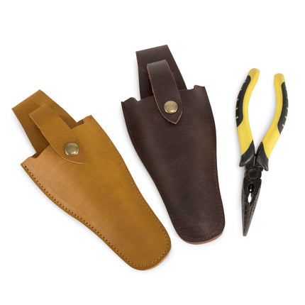European and American Hot-Selling Gardening and Agricultural First-Layer Cowhide Scissors Set, Hardware Pliers Set, Multi-Functional Waist-Mounted Pruning Scissors Set
