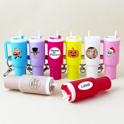 Cross-border New Product Stanley Stanley Keychain Pendant Ice Cup Keychain Can Hold Lipstick Backpack Hanging