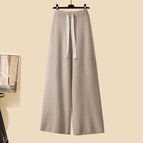 Khaki wide-leg pants (fashionable items) / M recommendation 40-50kg